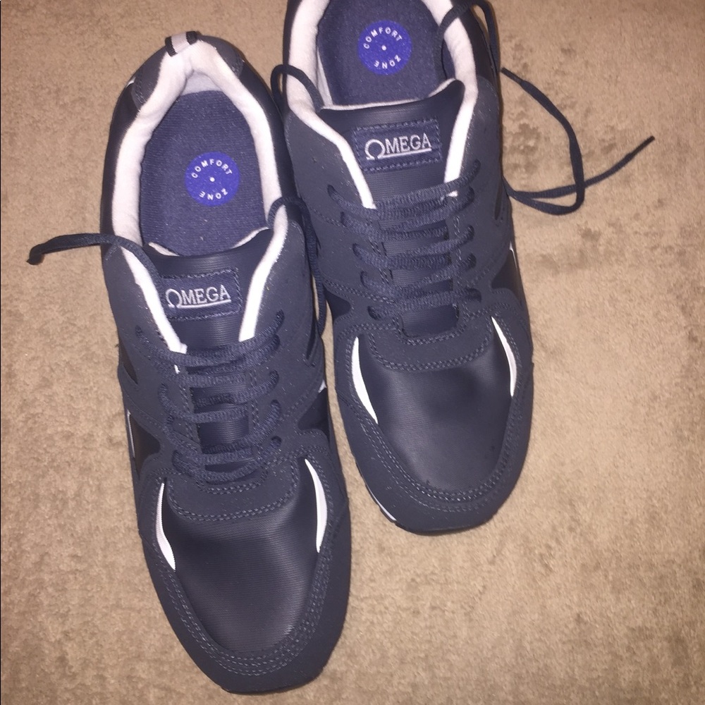 Omega Blue Shoes Men (New)